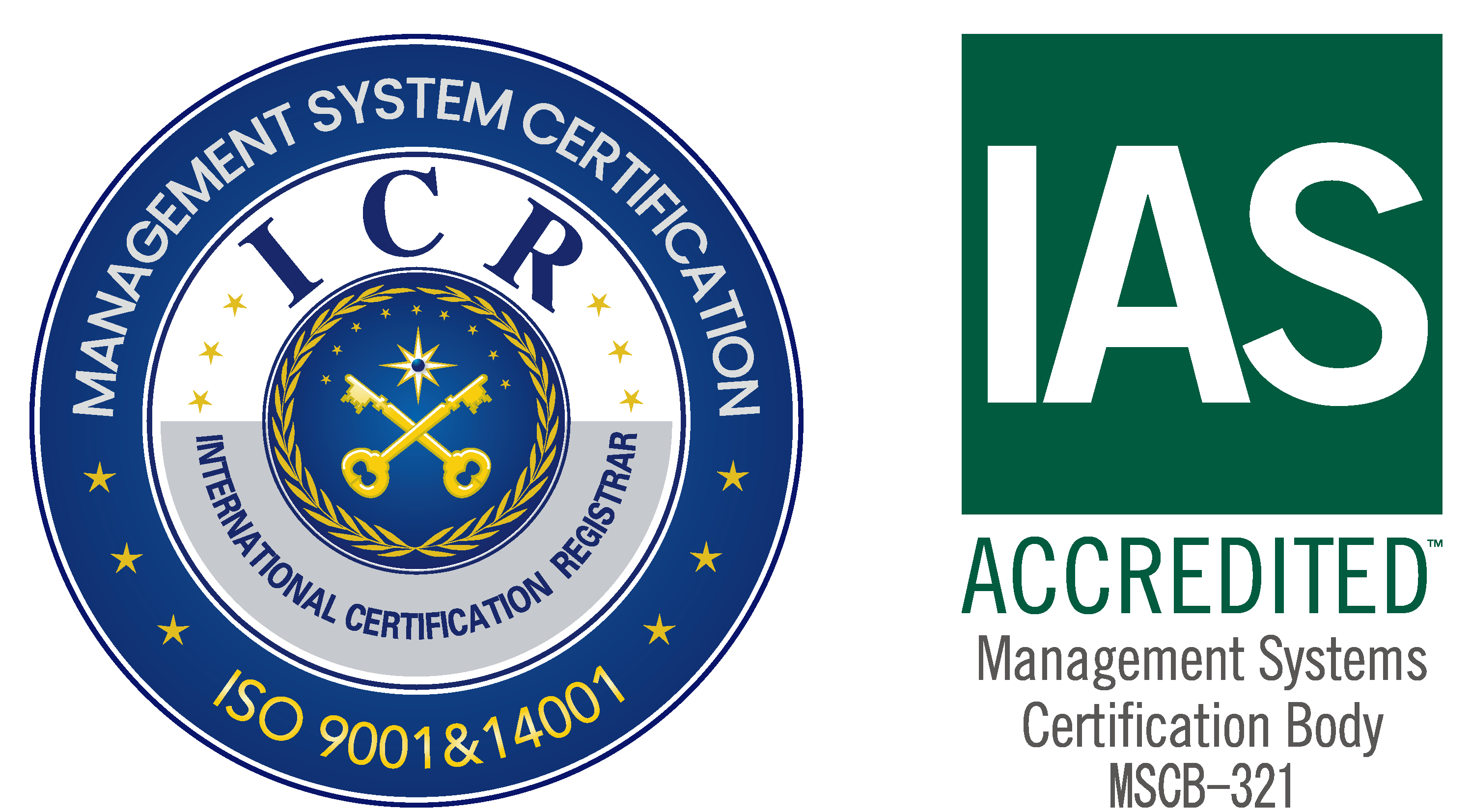 ISO9001 14001 취득 인증마크